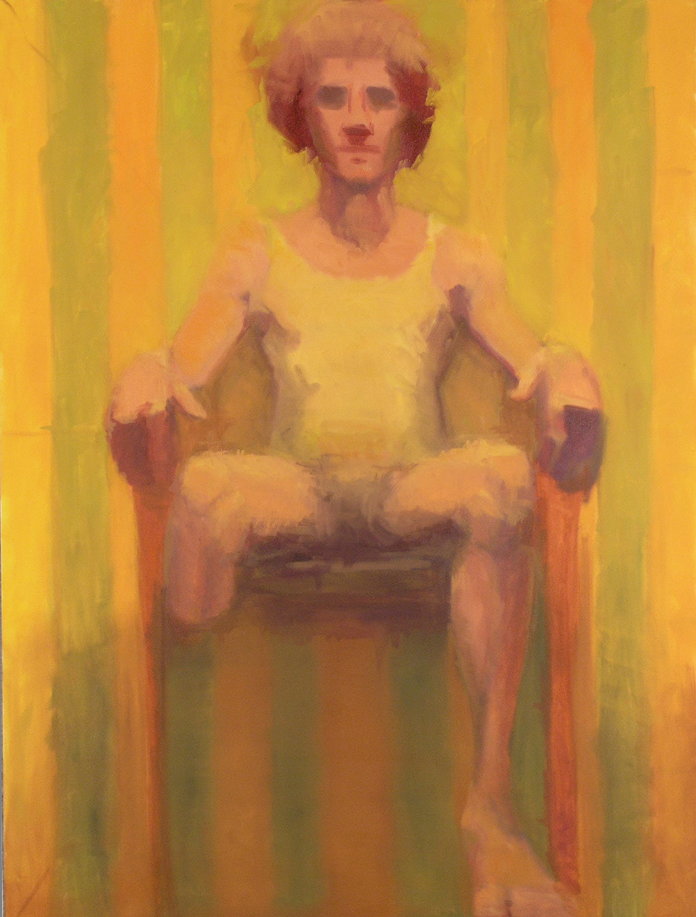 Person sitting in a chair