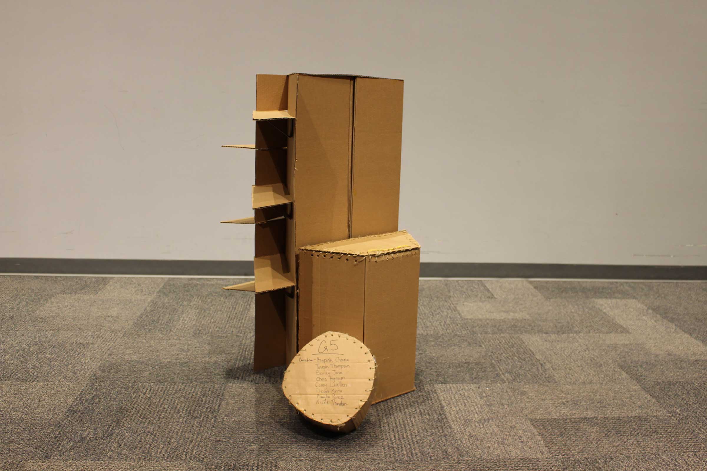 Day 4: Cardboard Sitting Device – Review 2