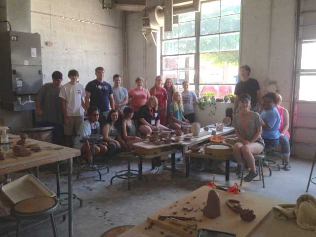 Images from Mississippi State University Department of Art summer camp - INvision