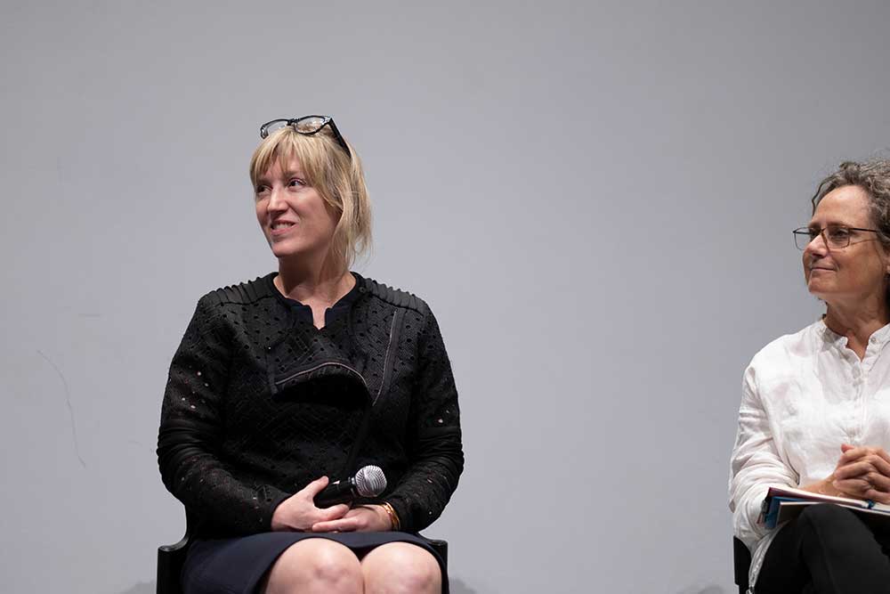 Kimberly Brown, seated, left and Shannon Criss, right.