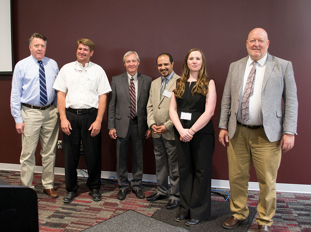 Greg Hall, Lee Carson, Jim West, Saeed Rokooei, Michele Herrmann, and Jeffrey Haupt