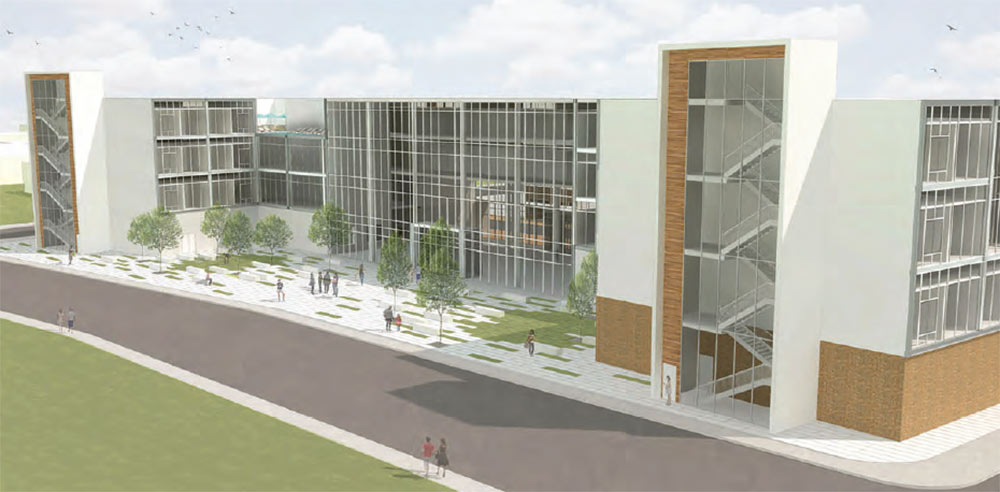 rendering of outside of building