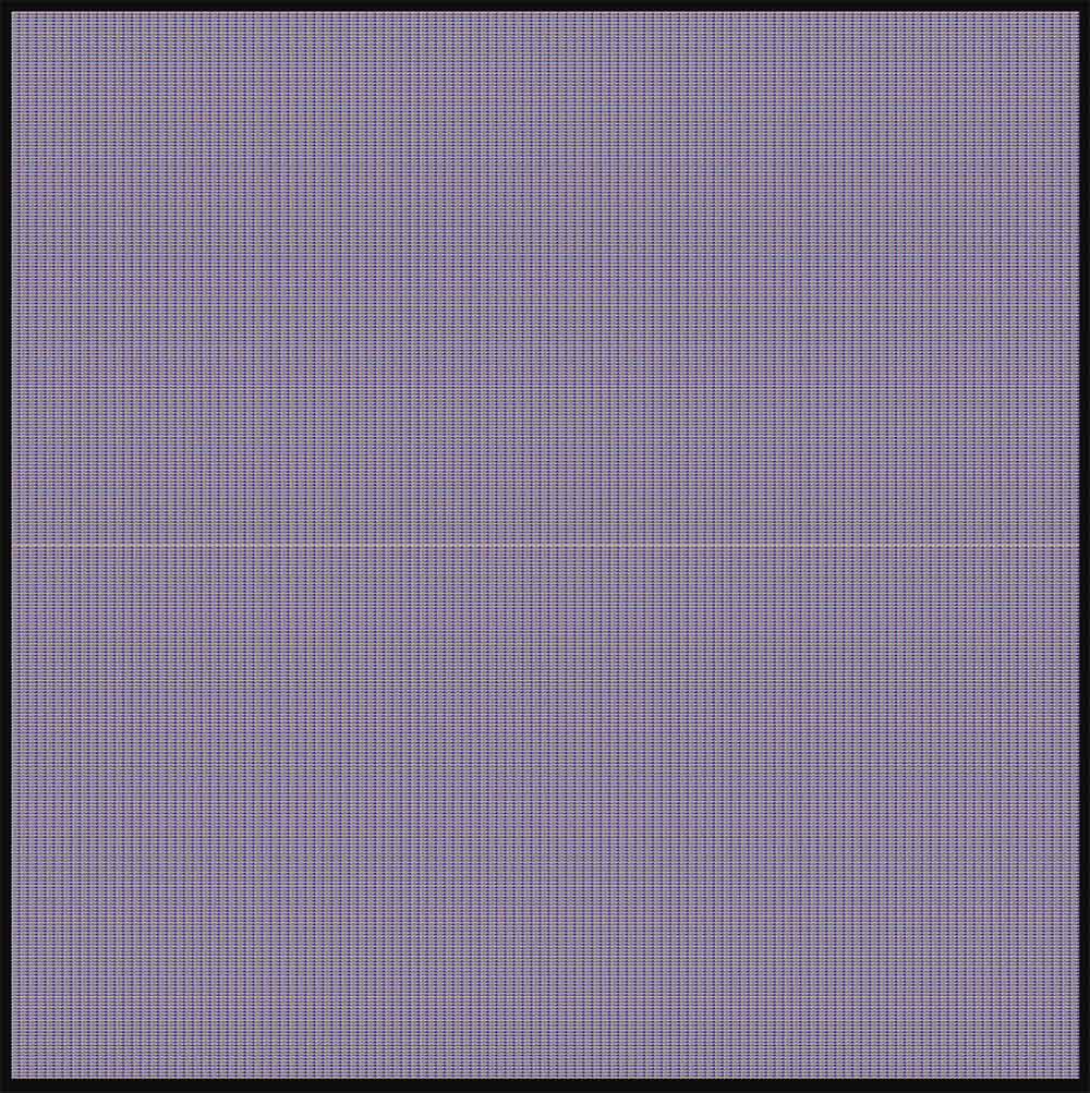An image of what seems to be like a computer generated filed of pixels colored purple