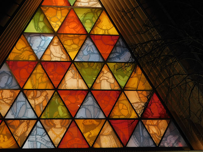 Stained glass wall art in New Zealand