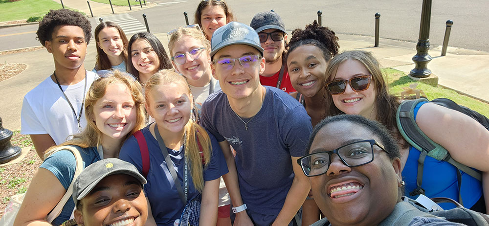 Group selfie from Design Discovery camp 2023