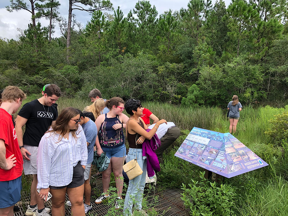 Mississippi State architecture students and faculty explore the MS Coast as part of research for the Gulf Coast Studio 