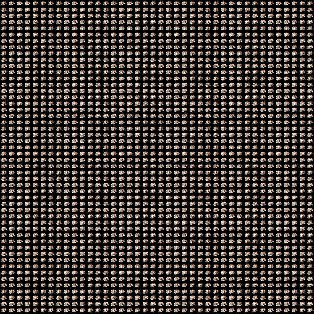 image with lots of little dots on black background