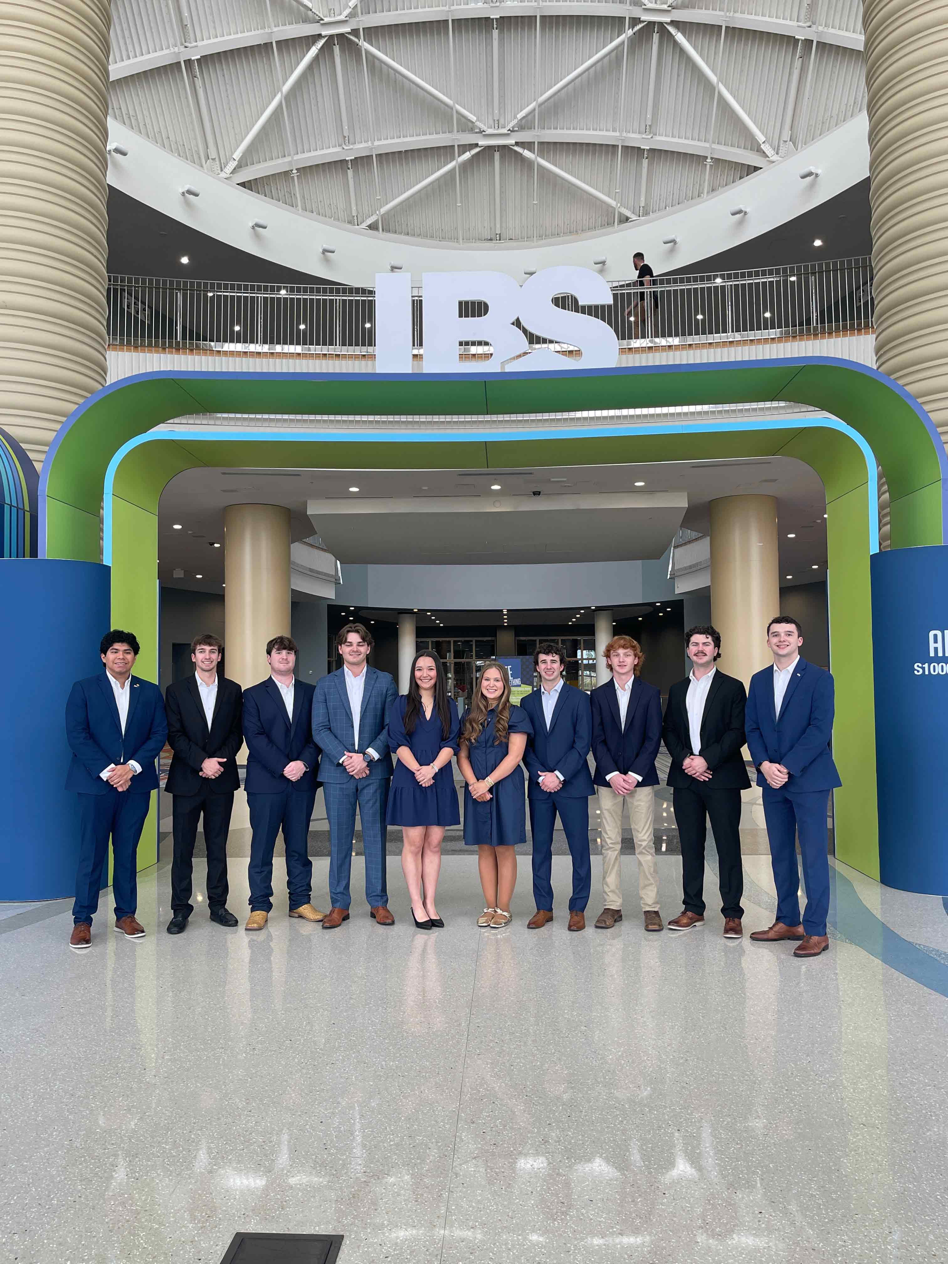 MSU NAHB Competition attendees from left to right: Kevin Osorio, Tanner Owens, Timothy Cotton, Brady Jones, Madeline Clabert, Makayla Martin, Jaiden LaBlanc, Charles Tobias, Reid Hodges, Sullivan Lewis
