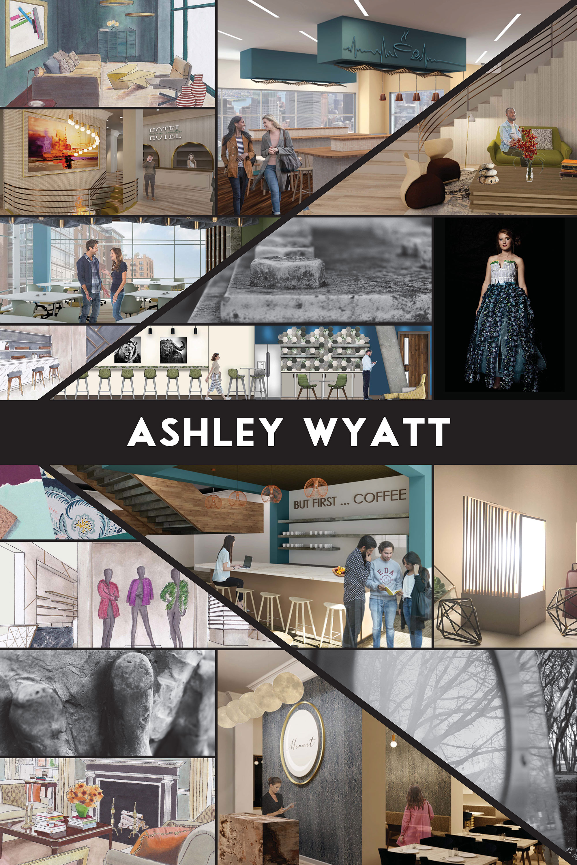 Ashley Wyatt's senior exhibit board