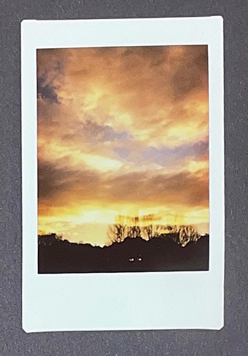 Photograph of a sunset.