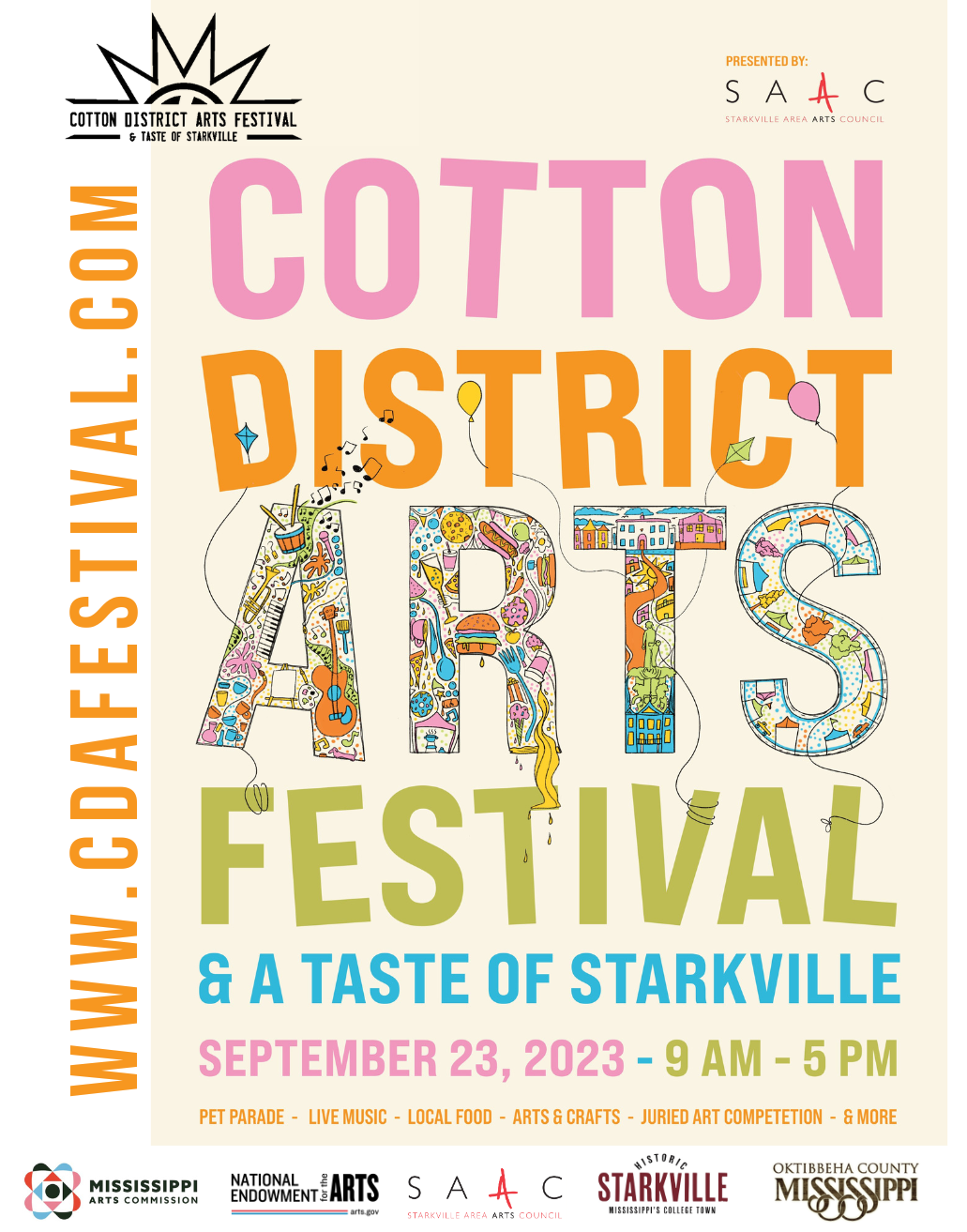 Cotton District Arts Festival Poster