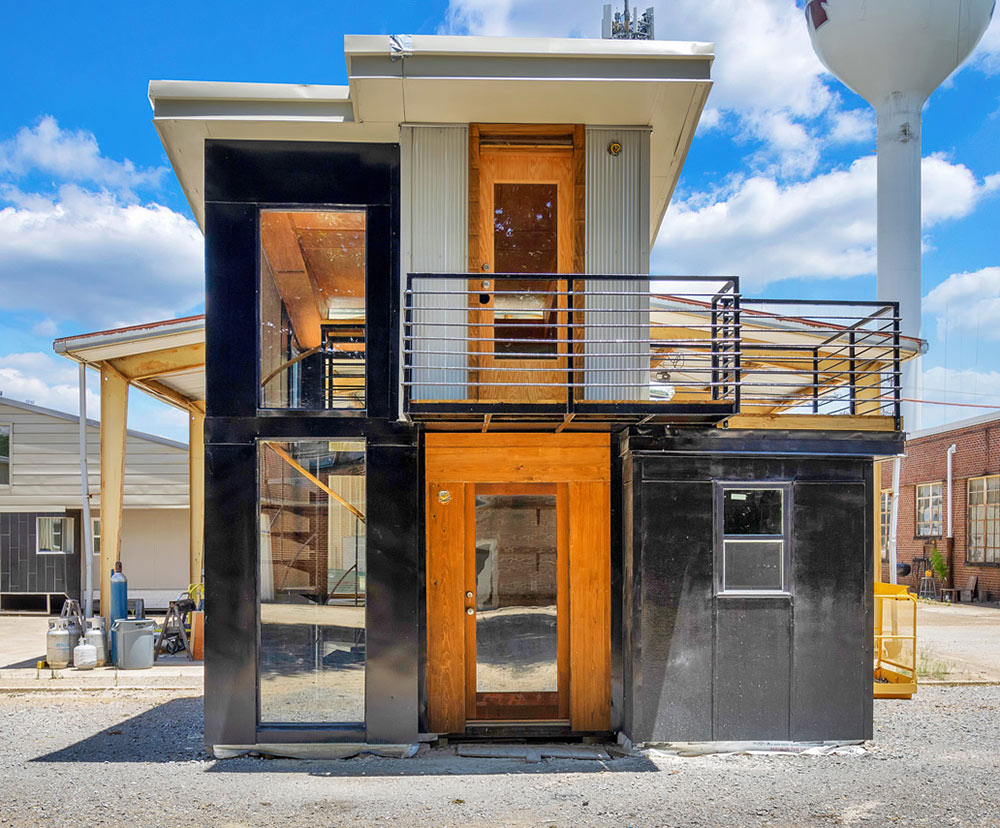 tiny modular home built by MSU students