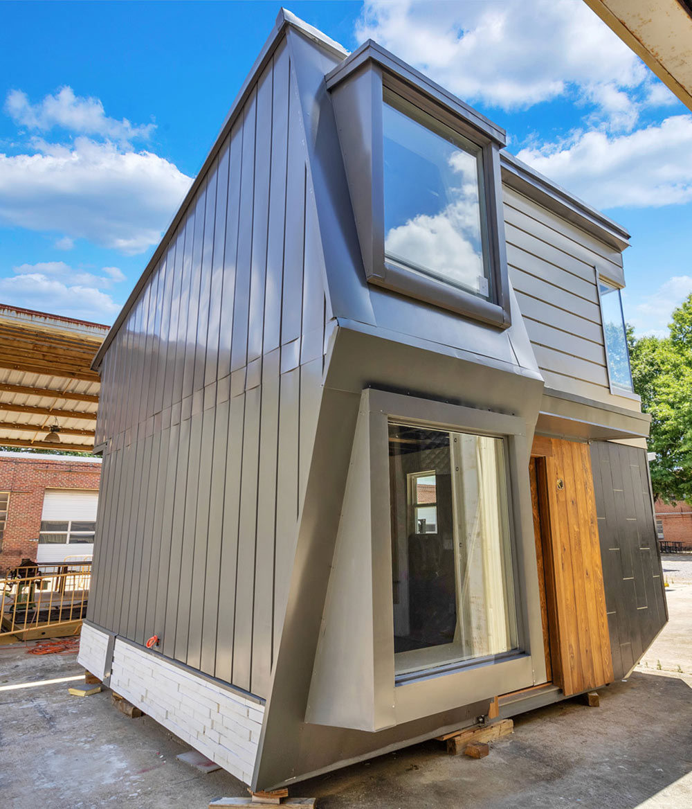 tiny modular home built by MSU students