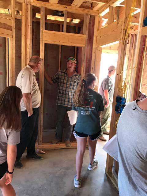 Class: BCS 3213 Electrical Systems Professor: Edward Kemp Date: October 4, 2019  Several students participated in wiring components of the recently constructed Tiny House.
