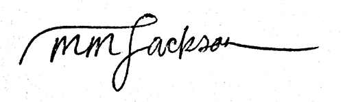 Mary Morris Signature