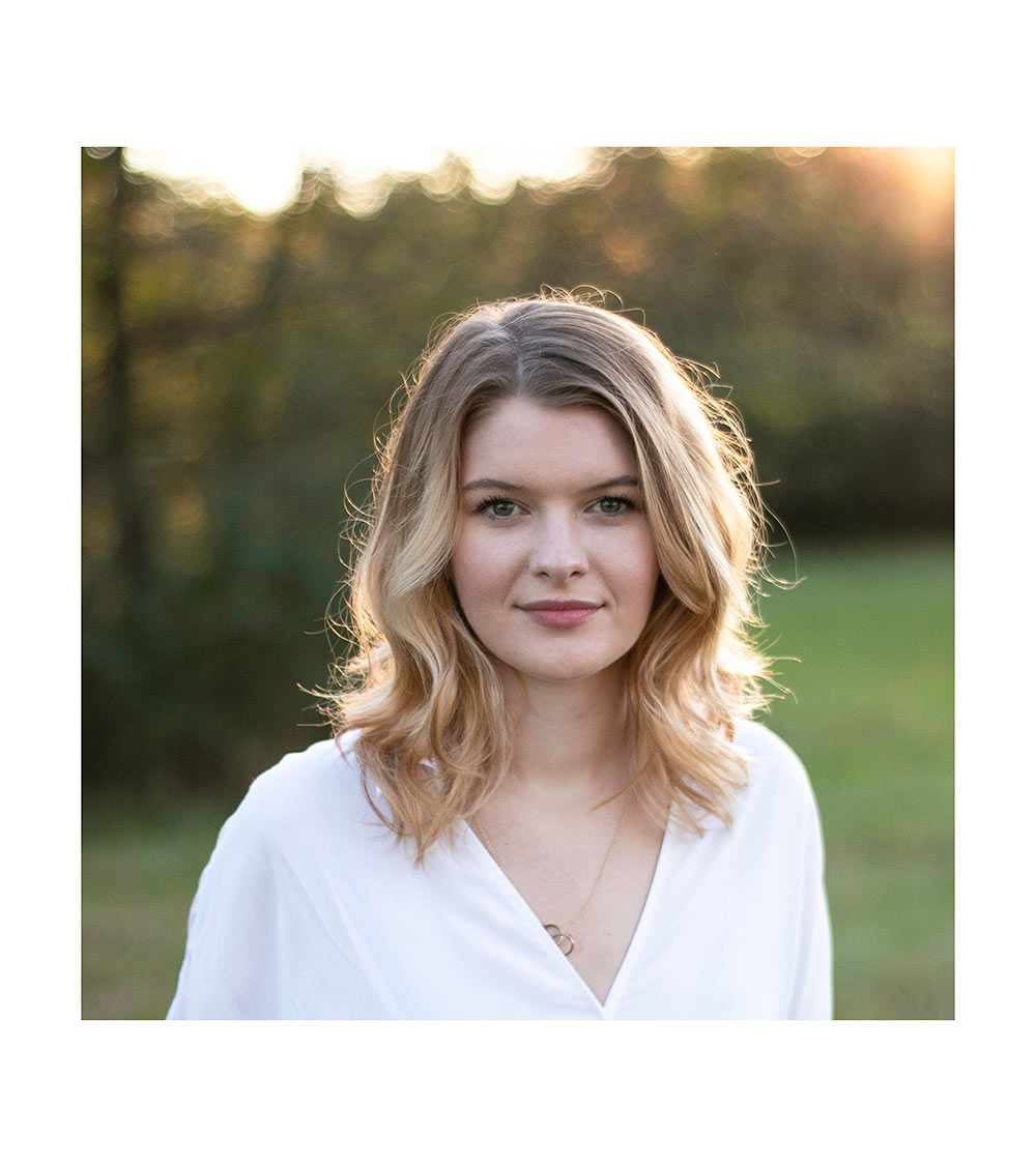 Jessica McEachern with field in background