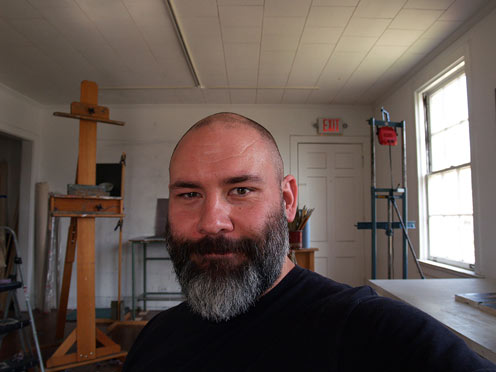 headshot of Mississippi State University Department of Art Associate Professor Joe Morzuch