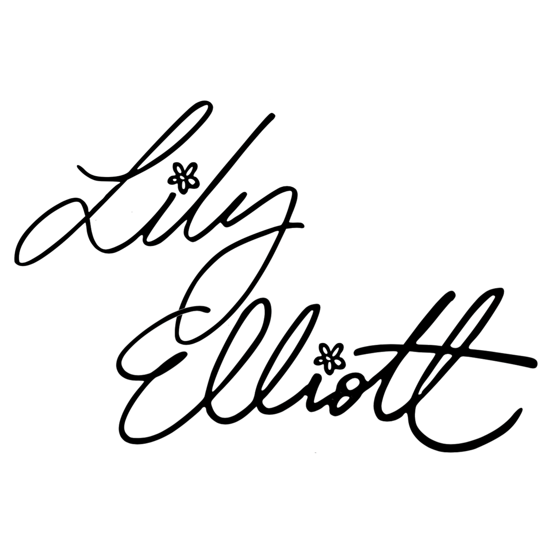 Signature of Lily Elliott