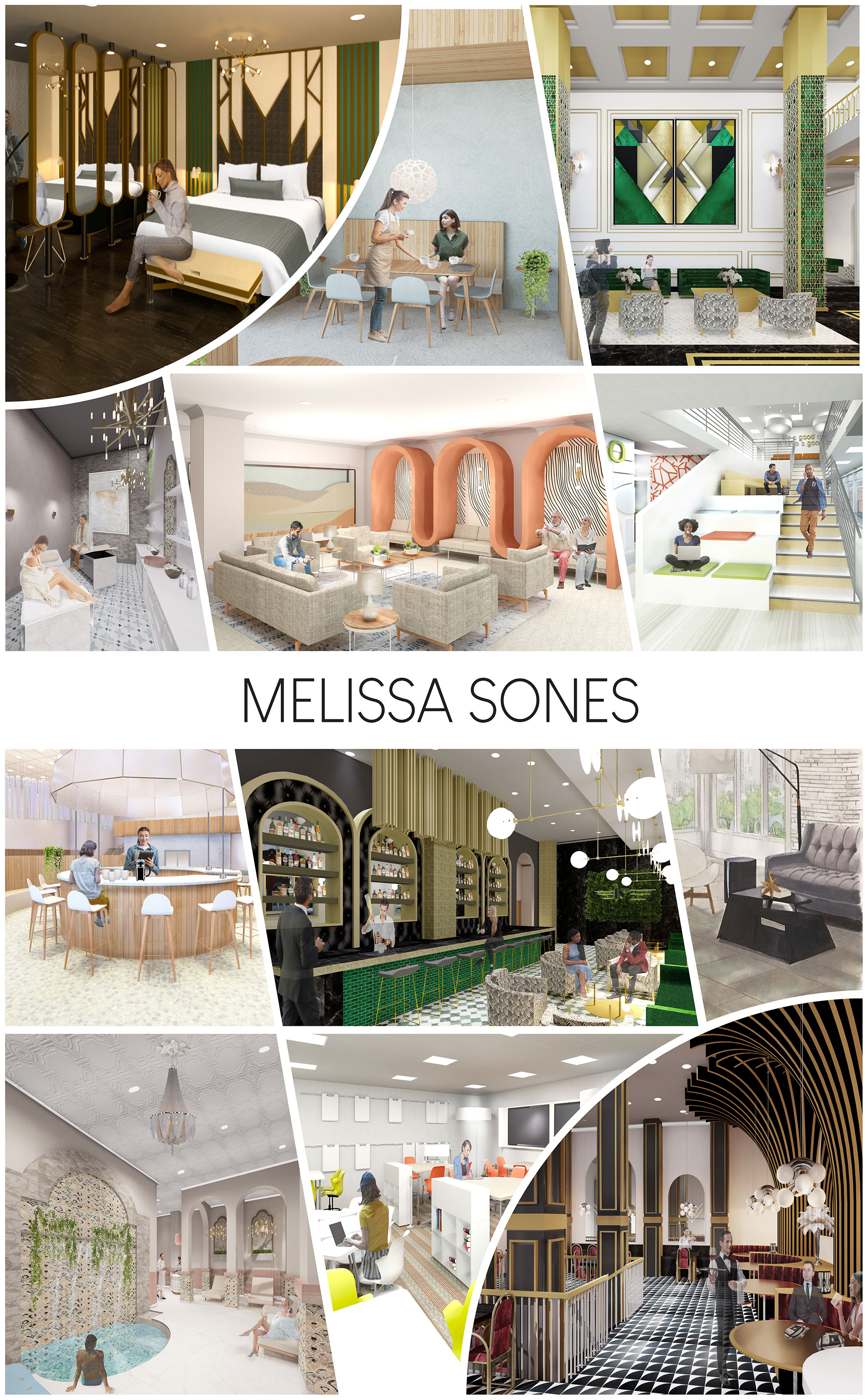 Melissa Sones's senior exhibit board