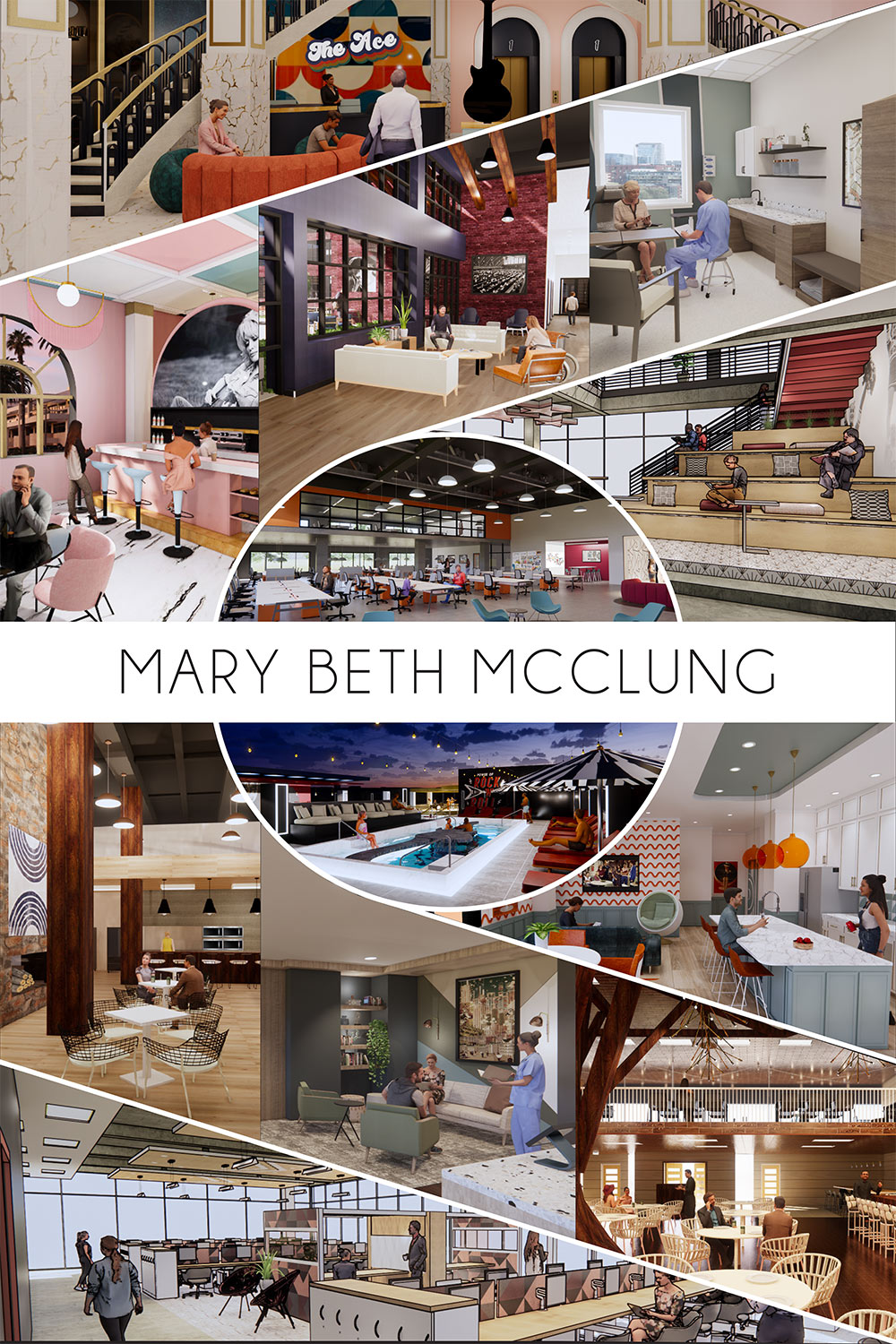 senior interior design board by Mary Beth Mcclung