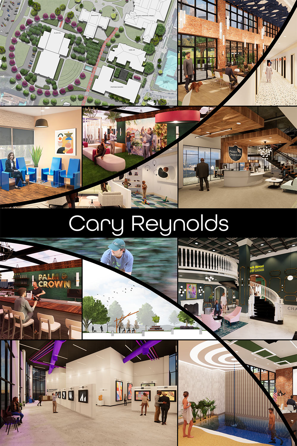 senior interior design board by Cary Reynolds