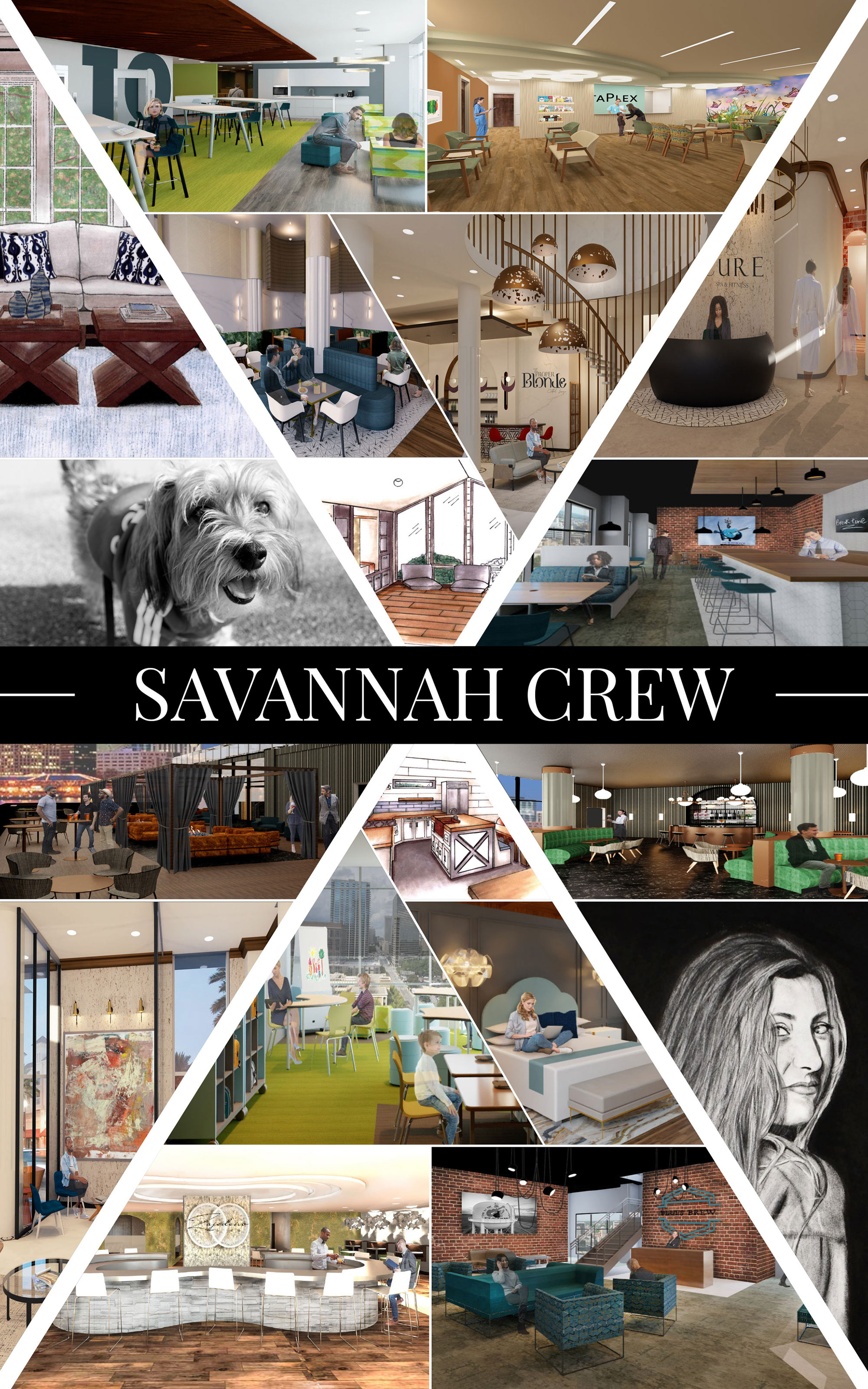 Savannah Crew's senior exhibit board