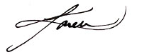 "Karen" signature