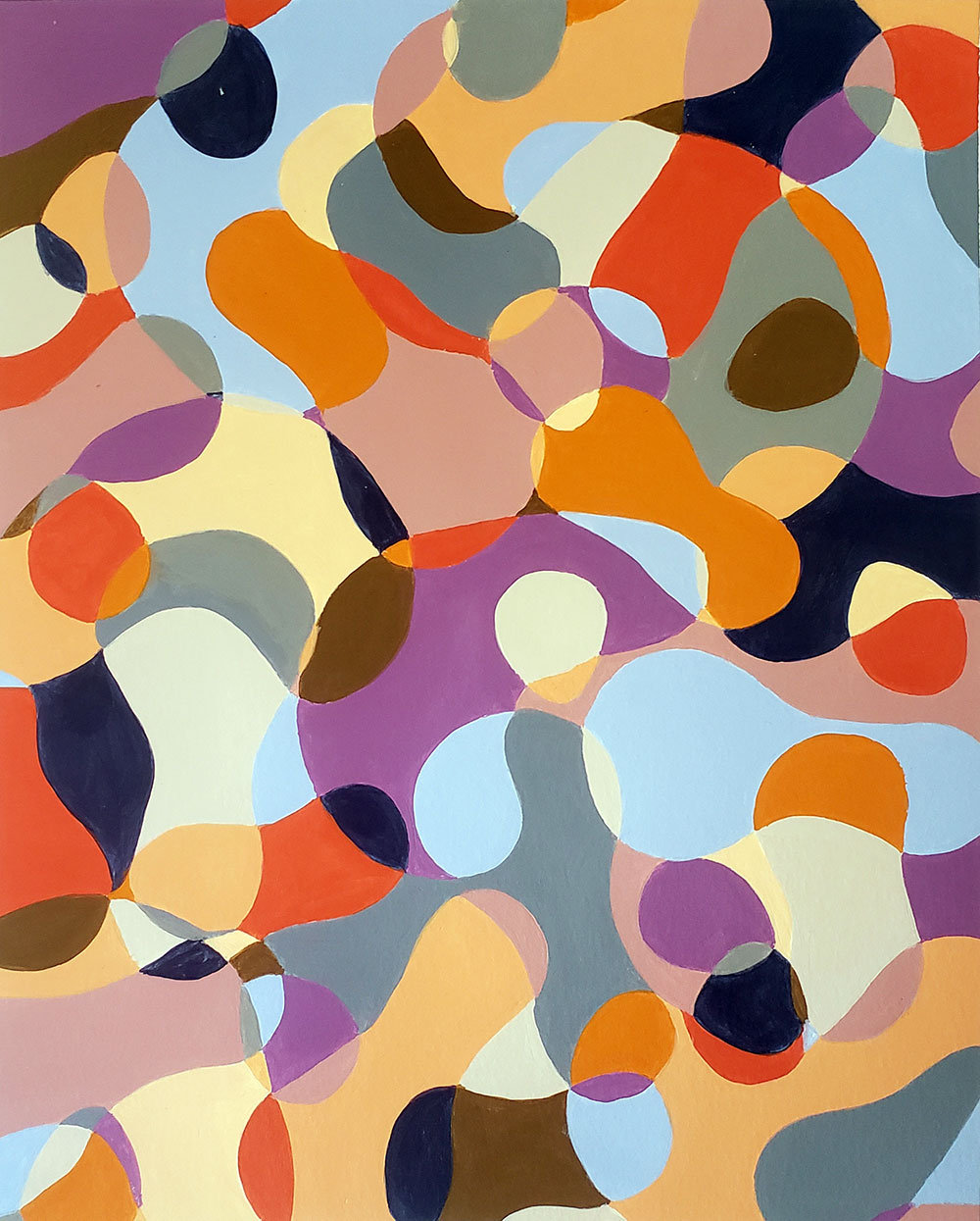 curvy colorful pattern