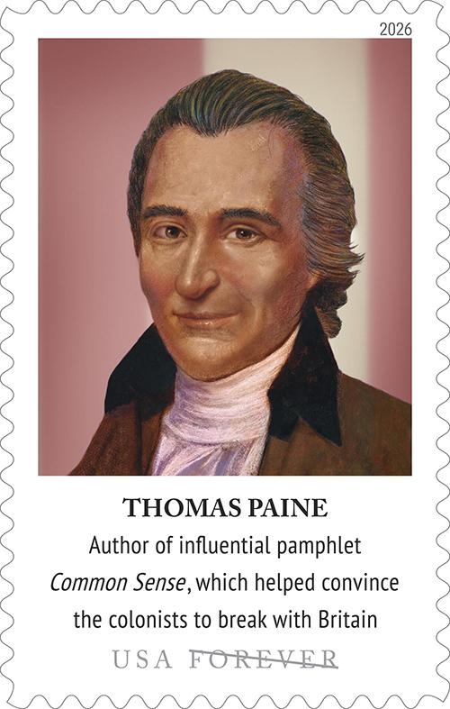 USPS Stamp of Thomas Paine