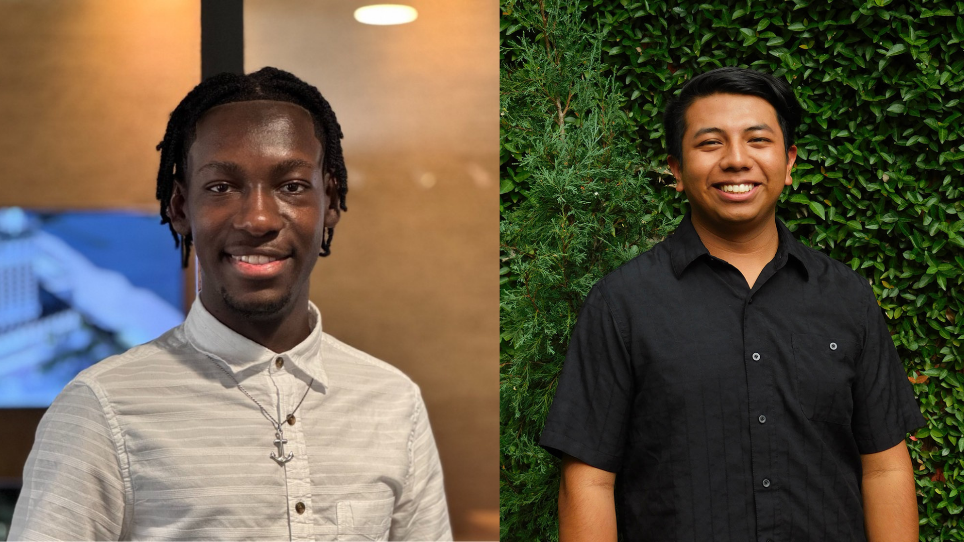 From left: Cole Arrington, Arturo Hernandez