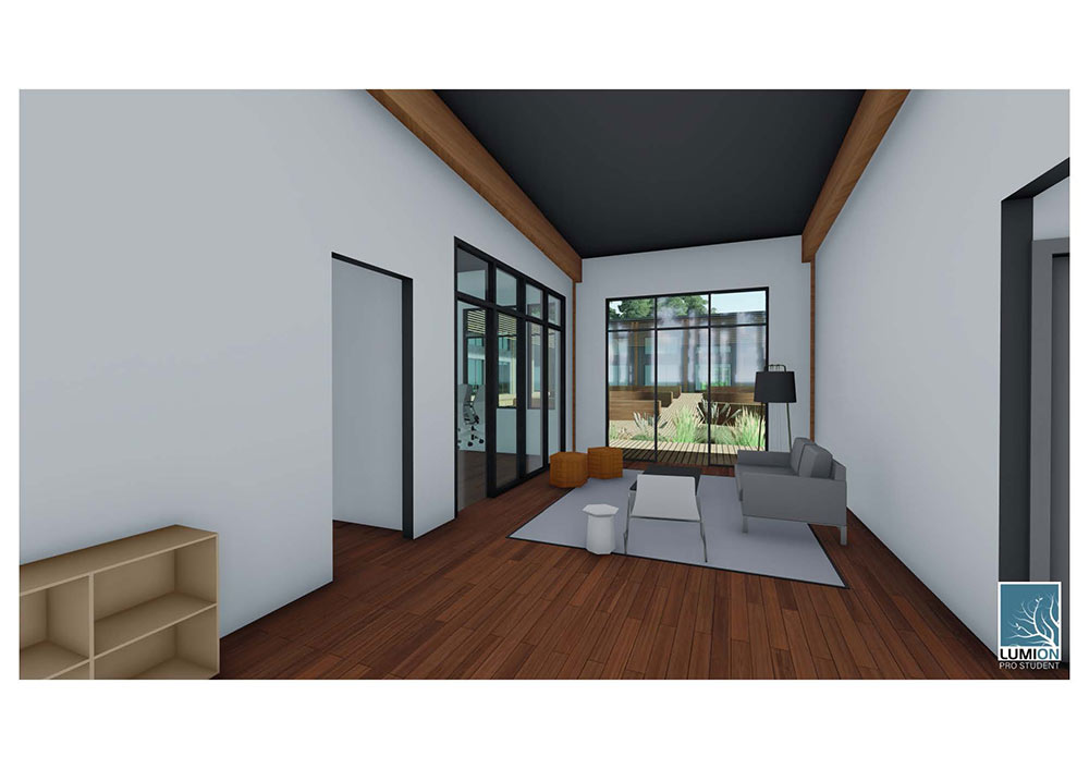 computer rendering of interior room