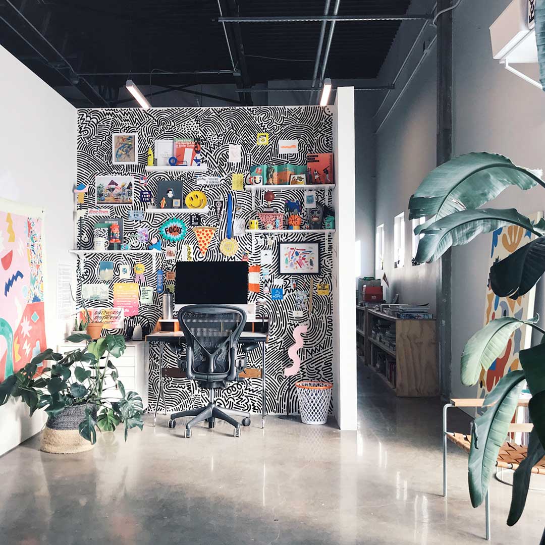 Will's creative studio and desk
