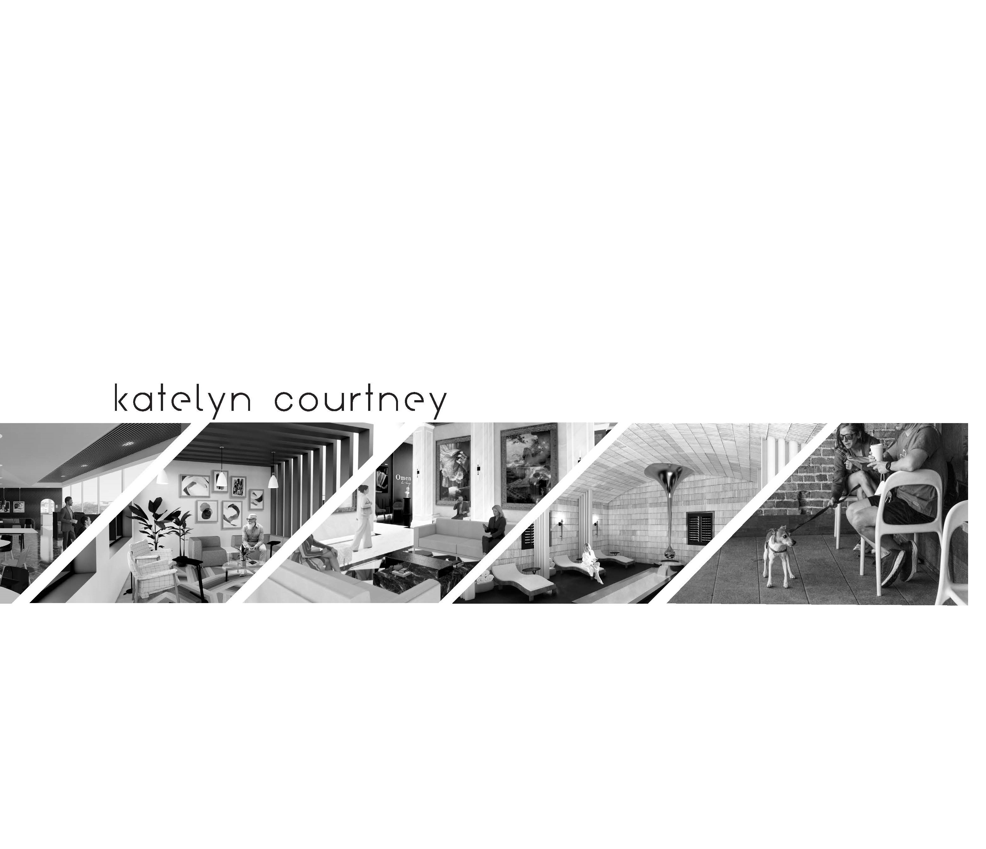 Portfolio cover of Katelyn Jenkins, consisting of student work.
