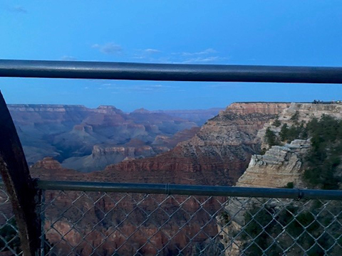 Photograph of the Grand Canyon.