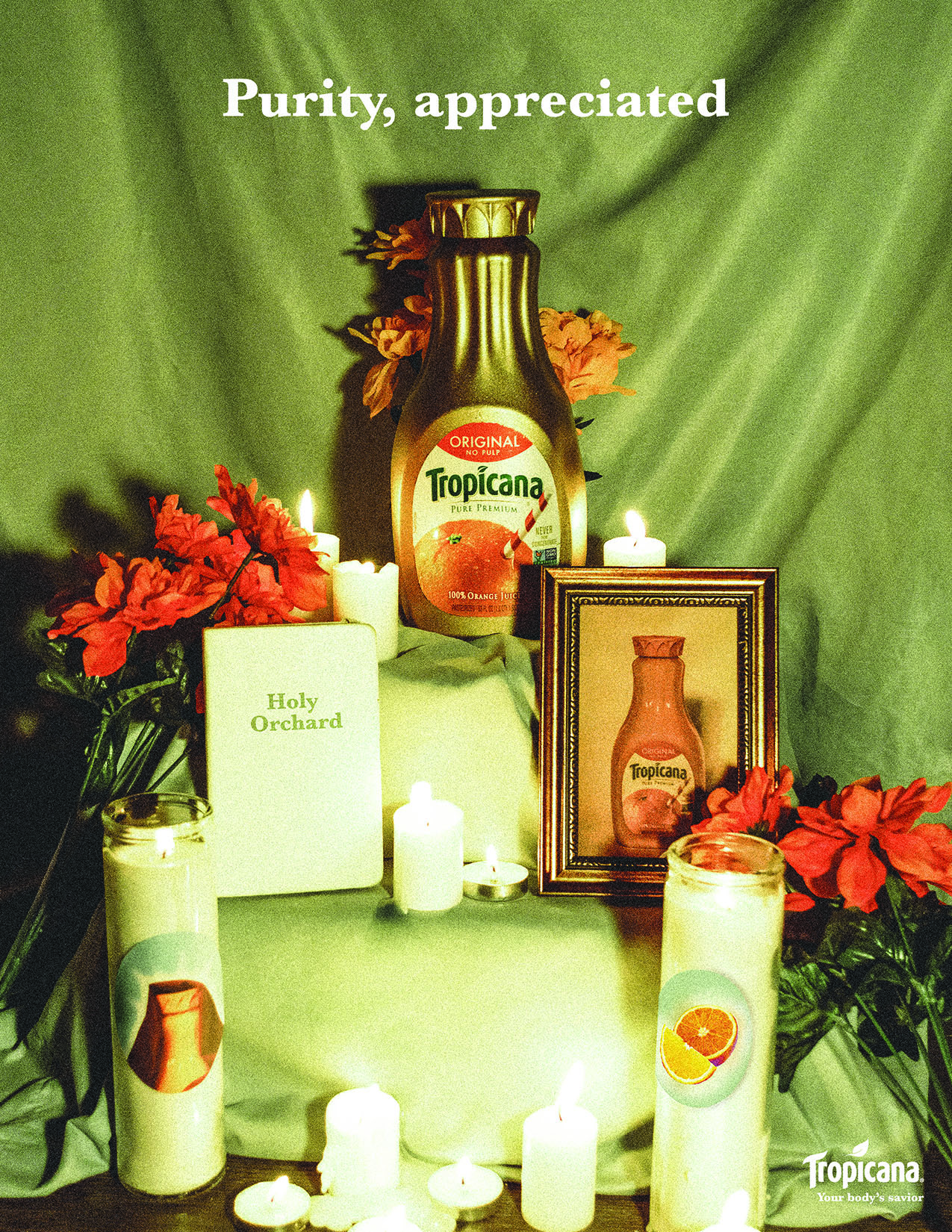 Gerald Wicks won a Gold Award in the Cross Platform category for his “Tropicana: Your Body’s Savior” campaign.
