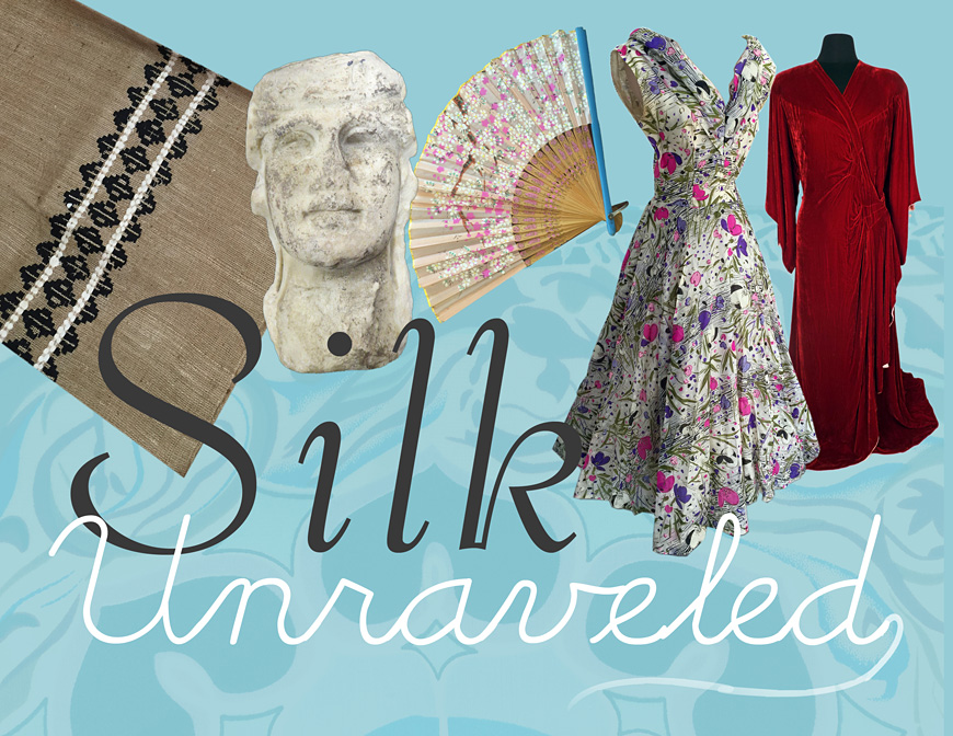 MSU’s Cullis Wade Deport Art Gallery is featuring a March 3-29 exhibition titled “Silk Unraveled: A Revealing Look at the History and Use of Silk Fabric.” (Photo by Brianna Williams)