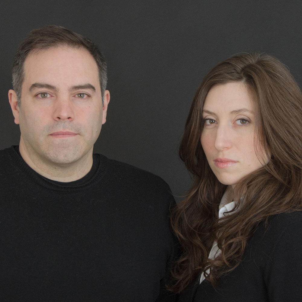 headshot of Vincent Petrarca, left, and Katherine Hogan